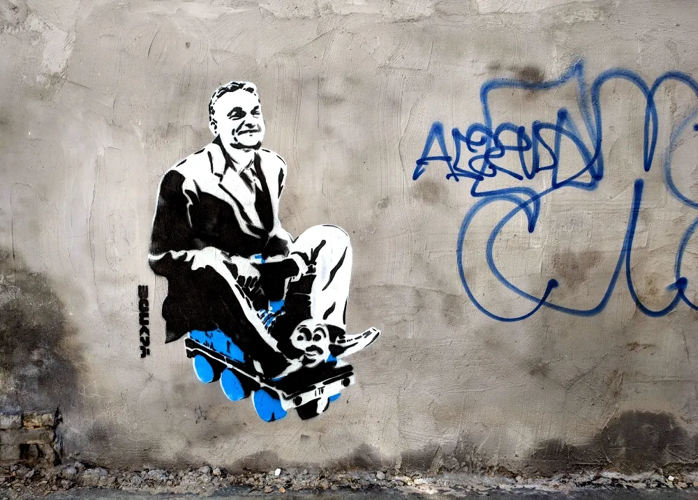 Black Leaf Films banksy at budapest flop adj